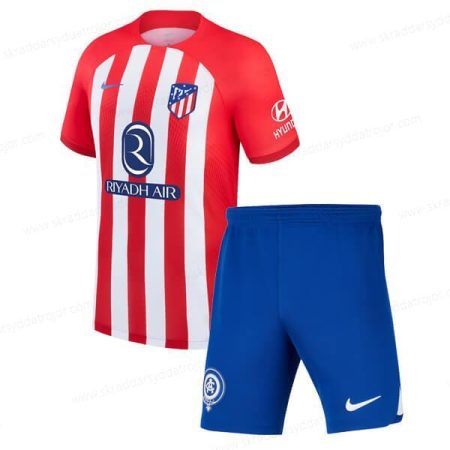 Atletico Madrid Hemmatröja Fotbollsset för barn 23/24