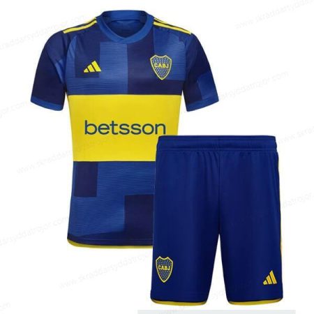 Boca Juniors Hemmatröja Fotbollspaket för barn 23/24