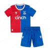 Crystal Palace Hemmatröja Fotbollsset för barn 23/24