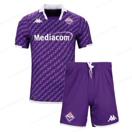 Fiorentina Hemmatröja Fotbollsset för barn 23/24