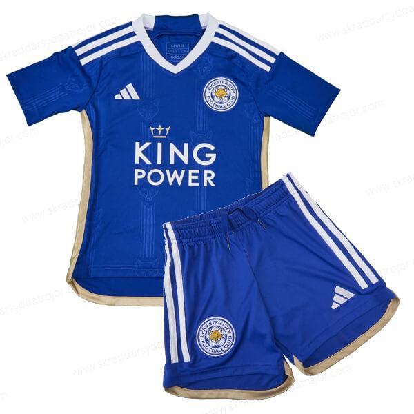 Leicester City Hemmatröja Fotbollsset för barn 23/24