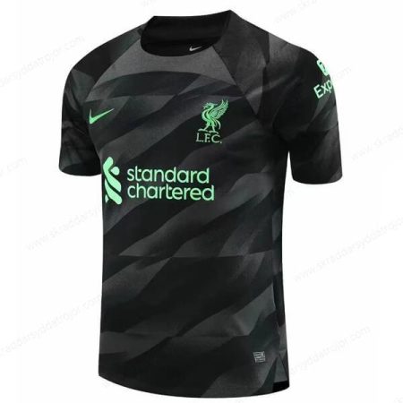 Liverpool Black Goalkeeper Fotbollströja 23/24