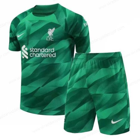 Liverpool Green Goalkeeper Fotbollsset för barn 23/24