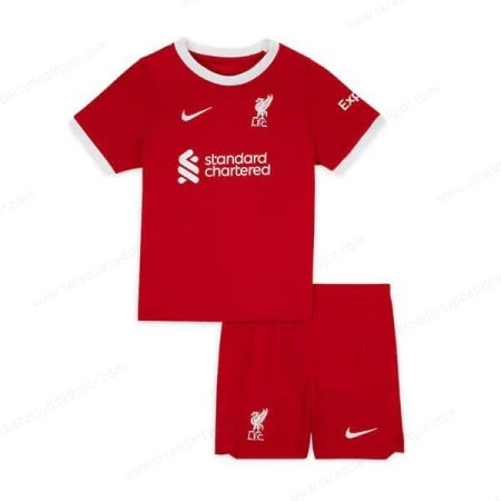 Liverpool Hemmatröja Fotbollsset för barn 23/24