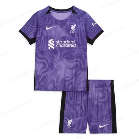 Liverpool Tredje Fotbollsset för barn 23/24