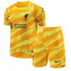 Liverpool Yellow Goalkeeper Fotbollsset för barn 23/24