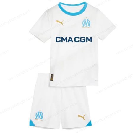 Olympique Marseille Hemmatröja Fotbollsset för barn 23/24