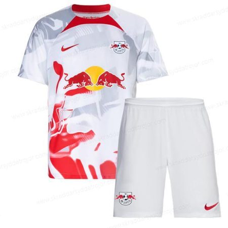 RB Leipzig Hemmatröja Fotbollsset för barn 23/24