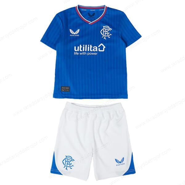 Rangers Hemmatröja Fotbollsset för barn 23/24