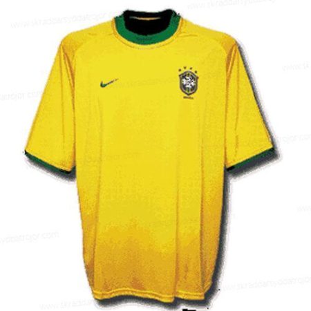 Retro Brasilien Hemmatröja Fotbollströja 2000