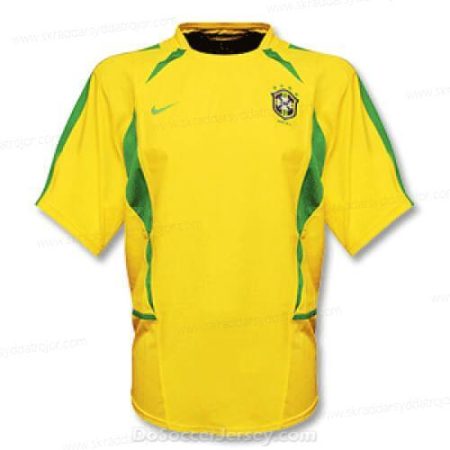 Retro Brasilien Hemmatröja Fotbollströja 2002