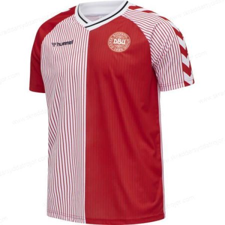 Retro Denmark Hemmatröja Fotbollströja 86