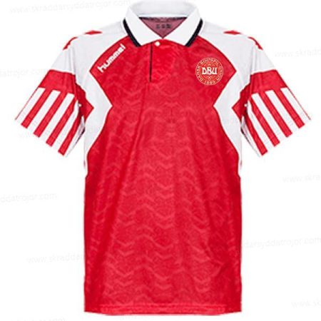 Retro Denmark Hemmatröja Fotbollströja 92