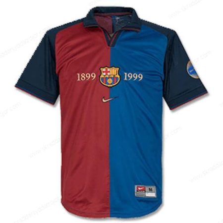 Retro FC Barcelona Centenary Hemmatröja Fotbollströja 1999