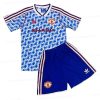 Retro Manchester United Bortatröja Fotbollsset för barn 90/92