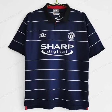 Retro Manchester United Bortatröja Fotbollströja 99/00