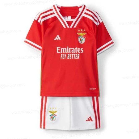 SL Benfica Hemmatröja Fotbollsset för barn 23/24