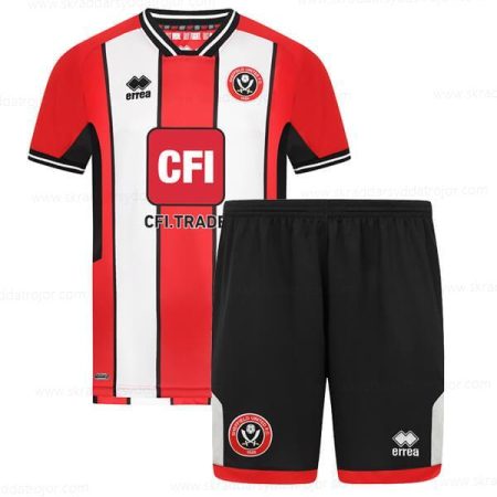 Sheffield United Hemmatröja Fotbollsset för barn 23/24