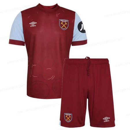 West Ham Hemmatröja Fotbollsset för barn 23/24