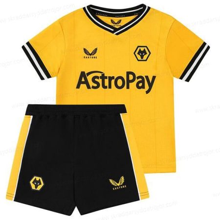 Wolverhampton Wanderers Hemmatröja Fotbollsset för barn 23/24