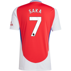 Arsenal Bukayo Saka 7 Hemmatröja Fotbollströja 2425